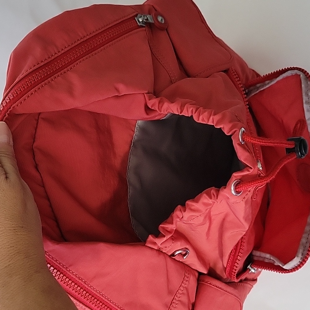 Kipling Vibrant Red Backpack - Picture 2 of 11